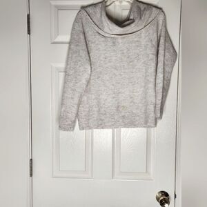 Divided H&M M ALPACA WOOL Blend Cowl Neck Longsleeves Cream Women Soft Sweater